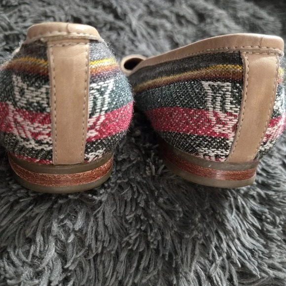 Fortress of Inca | Woven Aztec Ballet Flats Sz 10 - Picture 7 of 13